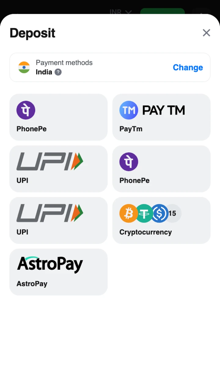 Bet in Royal Mines by selecting the 1win payment method.