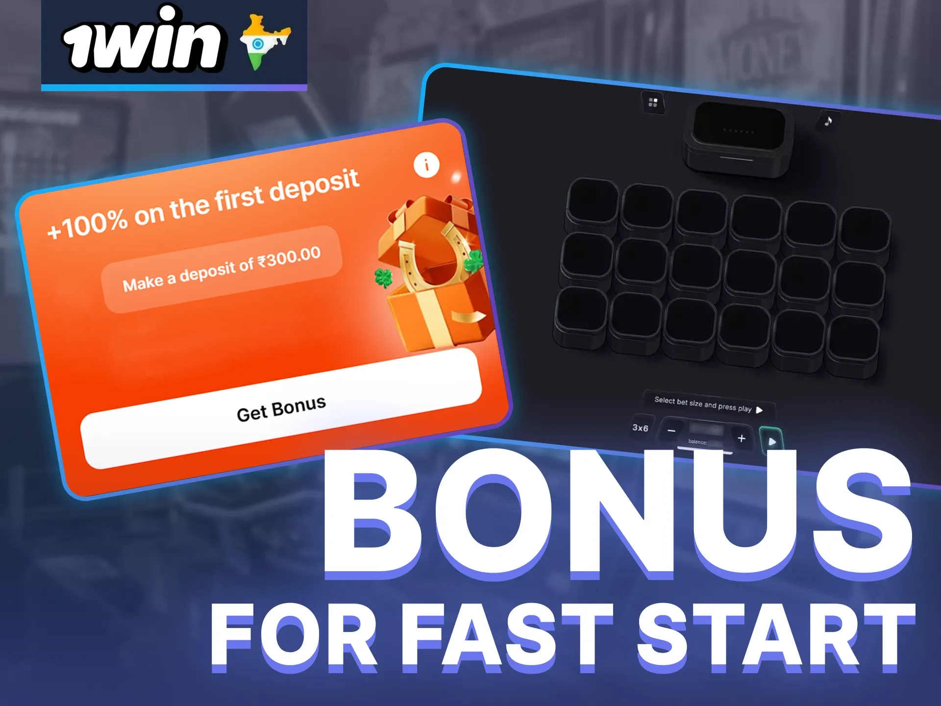 Get a welcome bonus from 1win and use it on the Bombucks game.