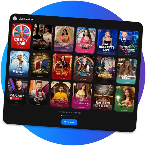Browse 1Win games now and enjoy a huge selection with classic titles and innovative live shows.