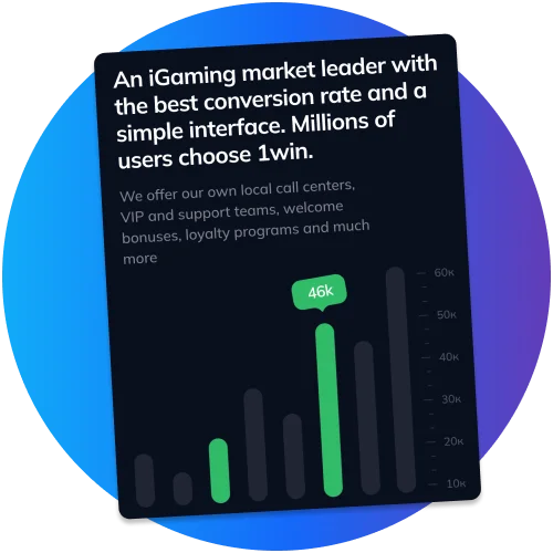 Monitor your progress at 1win, and track every referral with ease.